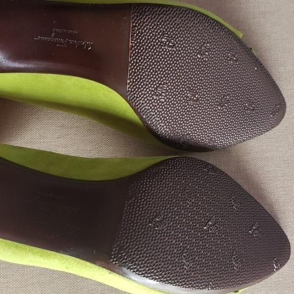 𝅺SALVATORE FERRAGAMO open toe heels. - Picture 6 of 7